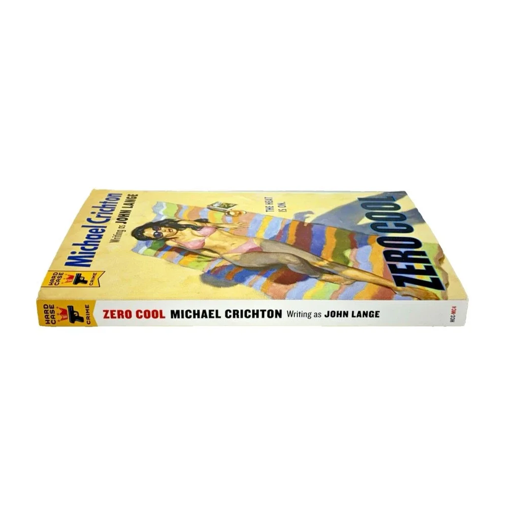 Zero Cool By Michael Crichton as John Lange 2008 Hard Case Crime Novel Unread